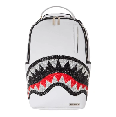Sprayground Trinity Shark Embellished Backpack In Weiss | ModeSens