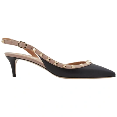 Shop Valentino Ladies Footwear S0h14vodn91 In Black/nude