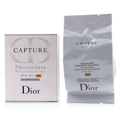 Shop Dior Capture Dreamskin Moist & Perfect Cushion Spf 50 Refill 0.5 oz # 025 (soft Beige) Makeup 33489014101