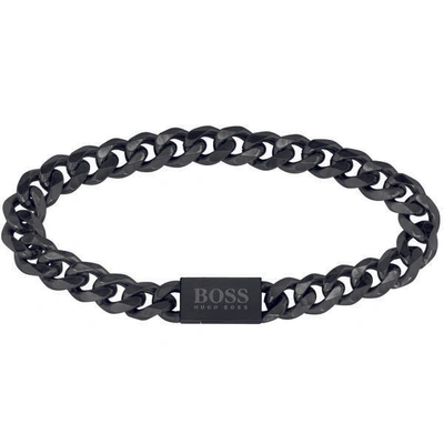 Shop Boss Business Boss Chain Bracelet Black