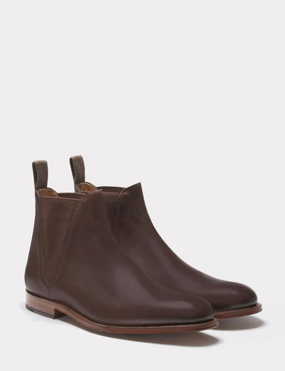 Shop Grenson Nolan Chelsea Boot In Burnt Pine