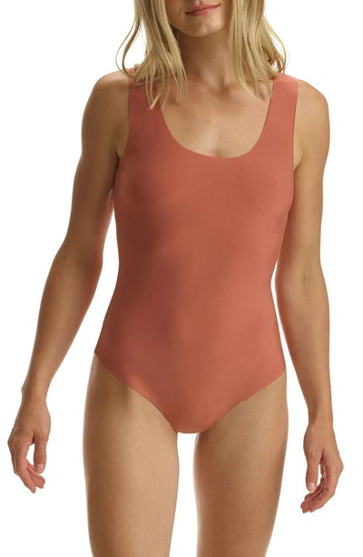 Shop Commando Butter Tank Bodysuit In Cedarwood