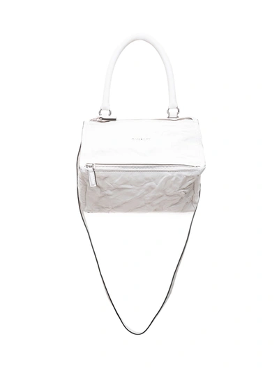 Shop Givenchy Pandora Small Shoulder Bag In White