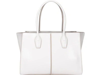 Shop Tod's Holly Medium Tote Bag In White