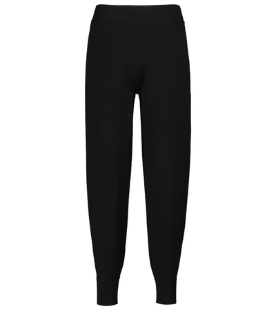 Shop Stella Mccartney Compact Sweatpants In Black