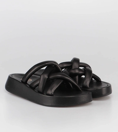 Shop Ash Vanessa Strap Detailed Sandals In Black