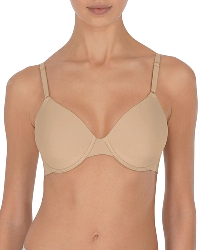 Shop Natori Full Fit Zone Smoothing Contour Bra In Cosmetic