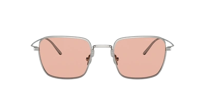 Prada Dark Pink Square Ladies Titanium Sunglasses Pr 54ws 05q03f 52 In Dark Pink