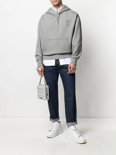 Shop Ami Alexandre Mattiussi Ami Paris Sweaters Grey