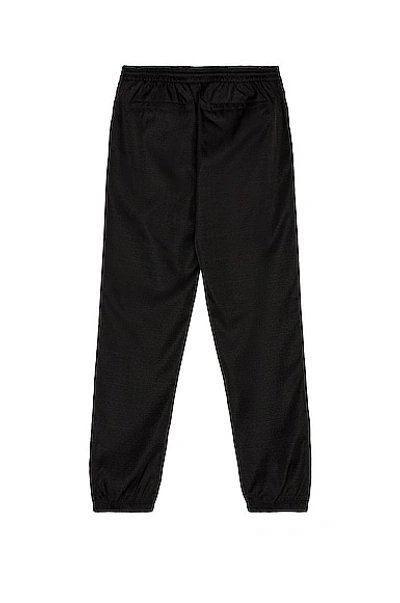 Shop Givenchy 4g Nylon Jacquard Relaxed Trouser In Black