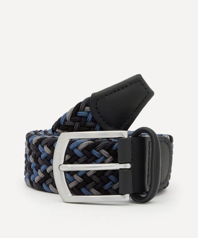 Shop Anderson's Mens Woven Tonal Belt In Blue