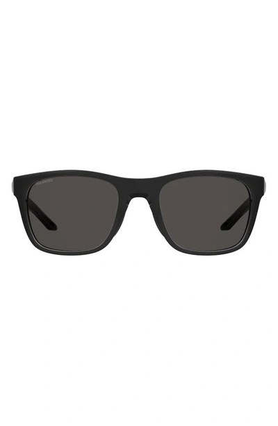 Shop Under Armour 55mm Square Sunglasses In Black