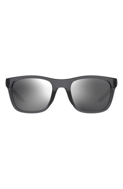 Shop Under Armour 55mm Square Sunglasses In Grey
