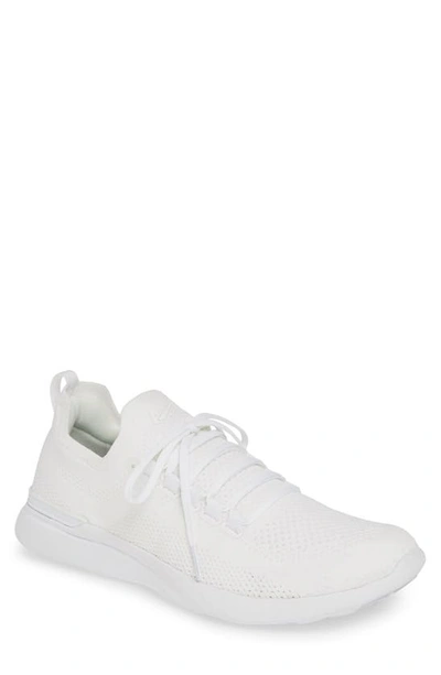 Shop Apl Athletic Propulsion Labs Techloom Breeze Knit Running Shoe In White
