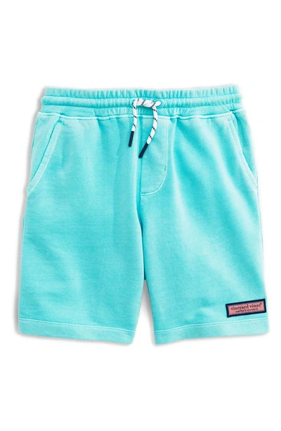 Shop Vineyard Vines Sun Washed Knit Jetty Shorts In Andros Blue