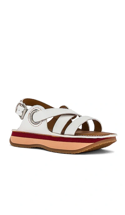Shop See By Chloé Ysee Sandal In White
