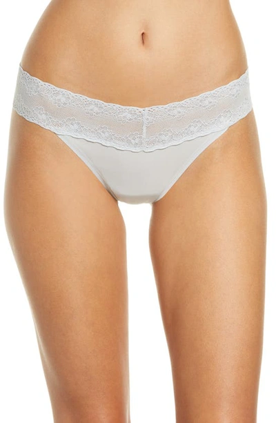 Shop Natori Bliss Perfection Thong In Mink