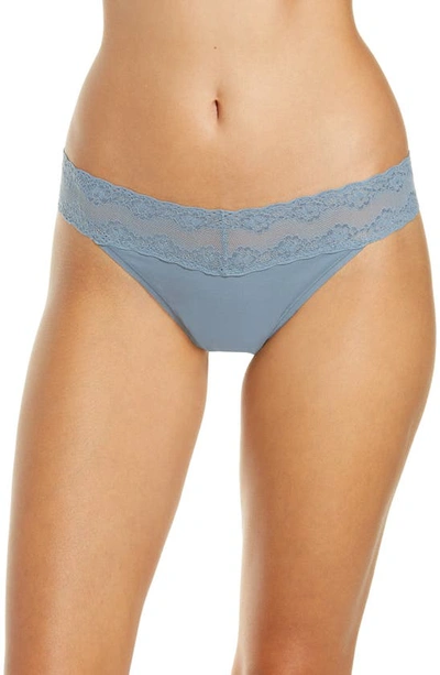 Shop Natori Bliss Perfection Thong In River