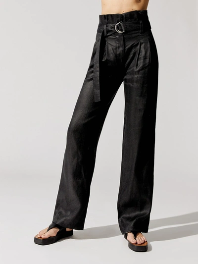 Shop Anine Bing Thalia Trouser In Black