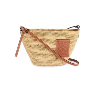 Shop Loewe Pochette Bag In Natural Tan