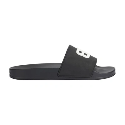 Shop Balenciaga Sandals In Black White