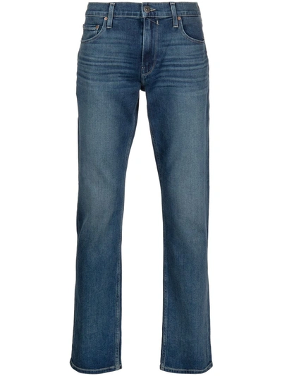 Shop Paige Federal Louis Straight-leg Jeans In Blue