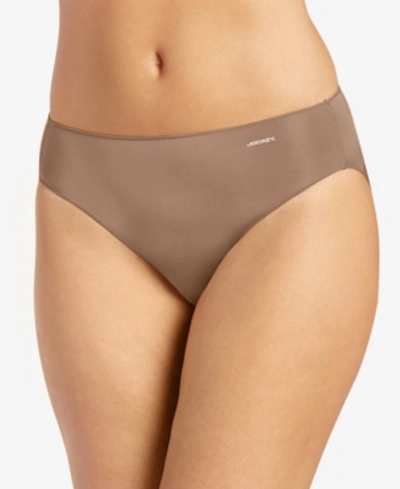 Jockey Women's No Panty Line Promise Bikini Underwear 1370 In Deep Beige (nude 3)