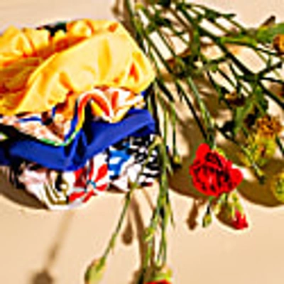 Aulala Paris Surprise Bag Of 3 Hair Scrunchies - 2 Patterned & 1 Solid Colored