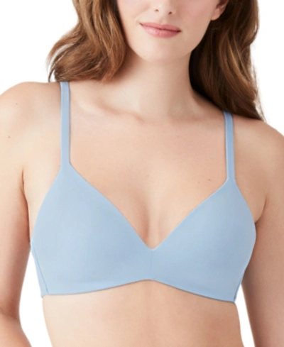 Shop Wacoal How Perfect Soft Cup Bra 852189 In Ashley Blue