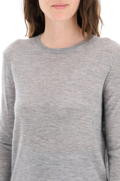 Shop Max Mara Cashmere Sweater In Grey