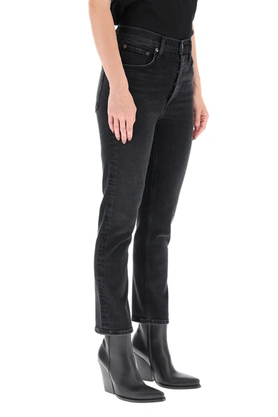 Shop Agolde Jeans Raily In Black