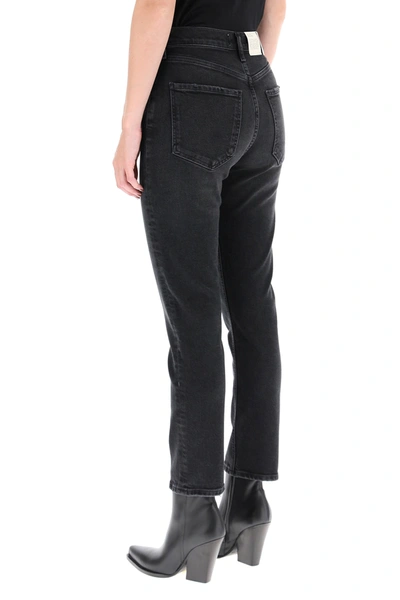 Shop Agolde Jeans Raily In Black