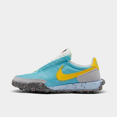 Nike Waffle Racer Crater Sneakers In Blue | ModeSens