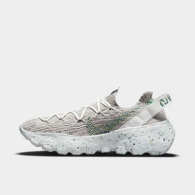 Shop Nike Women's Space Hippie 04 Casual Shoes In Summit White/mean Green/photon Dust