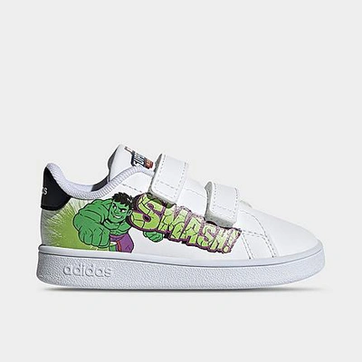 Adidas Originals Babies' Adidas Boys' Toddler Advantage Marvel Hulk Casual  Shoes In Cloud White/cloud White/core Black | ModeSens