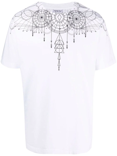 Shop Marcelo Burlon County Of Milan Astral Wings Cotton T-shirt In 白色