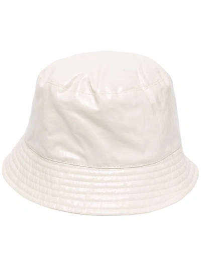Shop Isabel Marant Logo-embroidered Bucket Hat In 中性色
