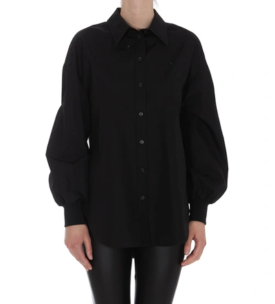 Shop Alexander Mcqueen Cocoon Shirt In Black