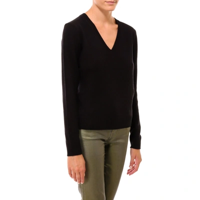 Shop Theory Cashmere Vneck Sweater In Black