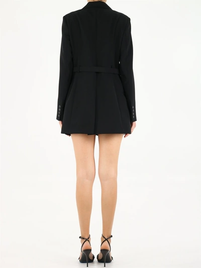 Shop Valentino Techno Gabardine Jacket In Black