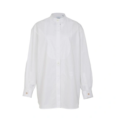 Shop Burberry Mindy Shirt In Optic White