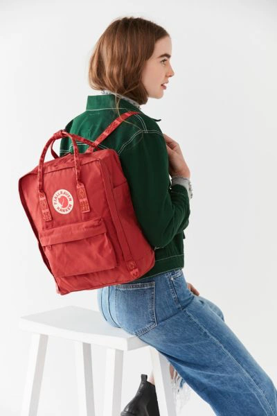 Shop Fjall Raven Classic Kånken Backpack In Bright Red