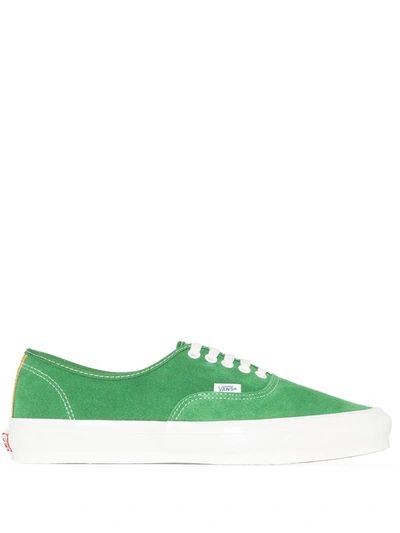 Vans Green Ua Og Authentic Lx Suede Sneakers | ModeSens
