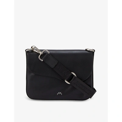 Shop A-cold-wall* Black Utility Leather Cross-body Bag