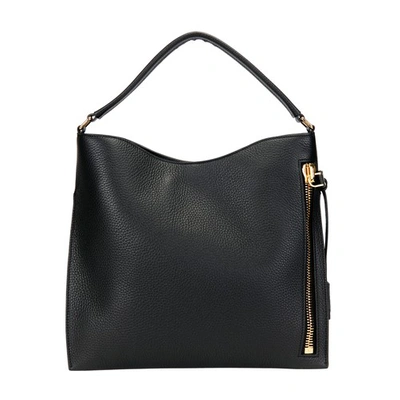 Shop Tom Ford Small Alix Handbag In Black