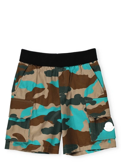 Shop Moncler Camouflage Bermuda Short