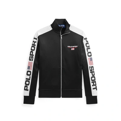 Shop Polo Ralph Lauren Polo Sport Fleece Track Jacket In Polo Black Multi