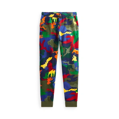 Shop Polo Ralph Lauren Polo Pony Camo Fleece Jogger Pant In Player Camo