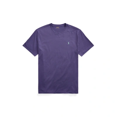 Shop Polo Ralph Lauren Jersey Crewneck T-shirt In Juneberry/c5171
