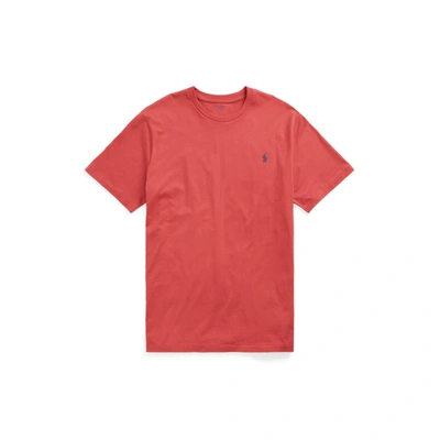 Shop Polo Ralph Lauren Jersey Crewneck T-shirt In Chili Pepper/c7976